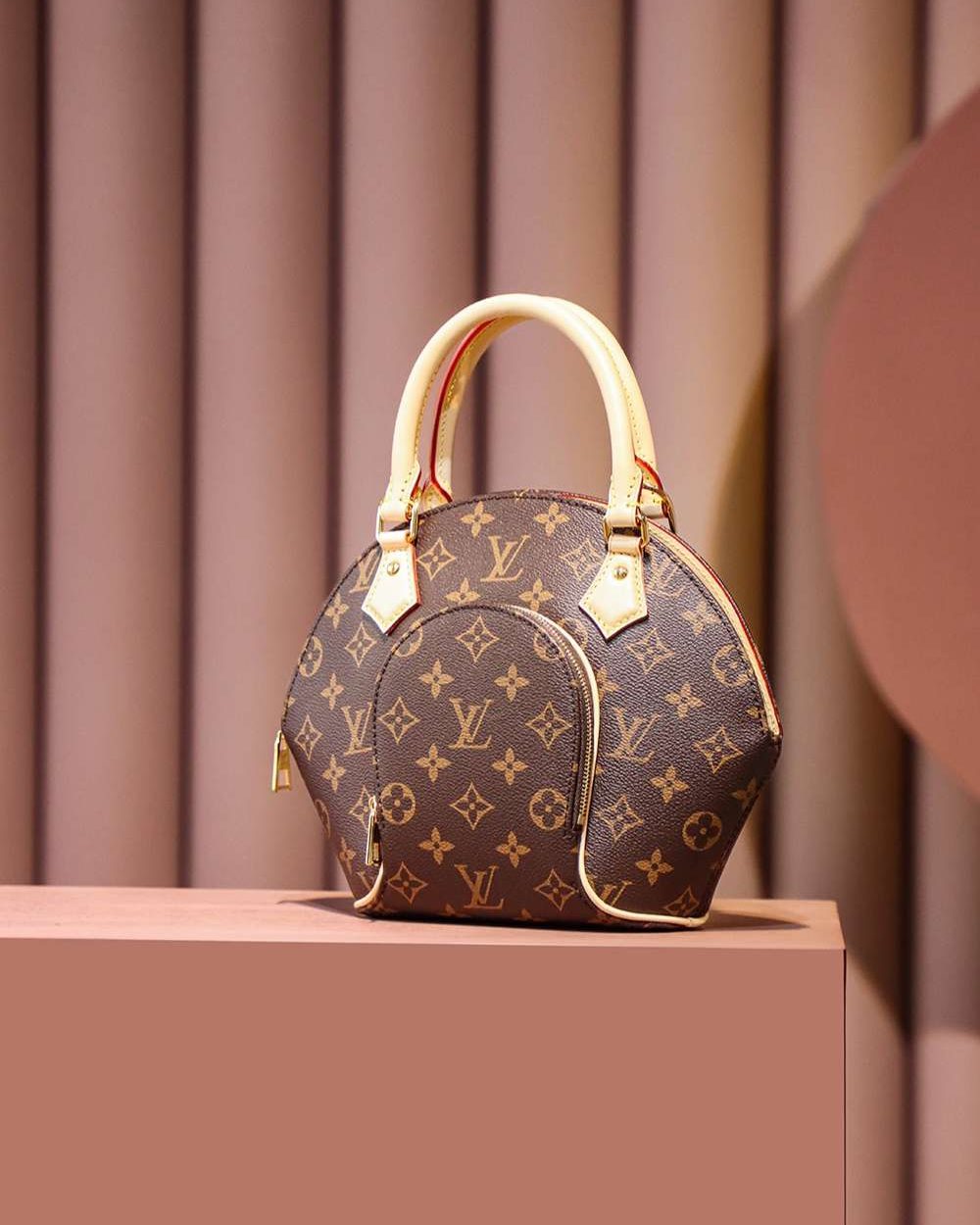 1:1 Replica Louis Vuitton LV Ellipse PM Brown Luxury Bag For Women M46196 - 28cm / 11in