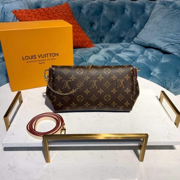 1:1 Replica Louis Vuitton LV Favorite PM Monogram Canvas Luxury Bag For Women M40717 -  10.2in/26cm