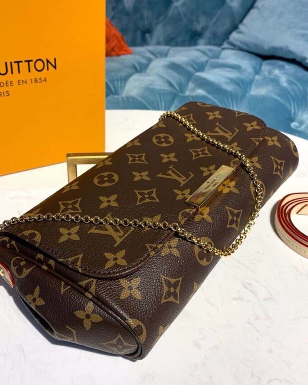 1:1 Replica Louis Vuitton LV Favorite PM Monogram Canvas Luxury Bag For Women M40717 -  10.2in/26cm