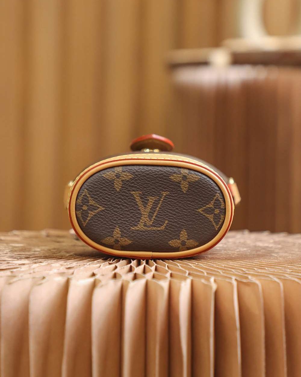 1:1 Replica Louis Vuitton LV Fold Me Pouch Brown Luxury Bag For Women M80874 - 18cm / 7.1in