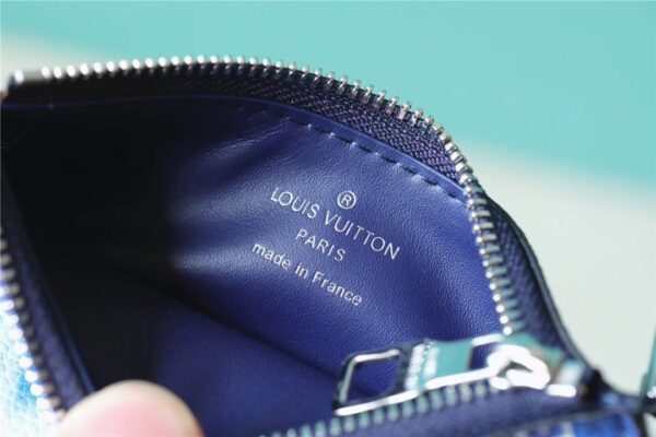 1:1 Replica Louis Vuitton LV Gaston Wearable Wallet Monogram Blue Unique Bag For Men M81431 - 8.7in/22cm