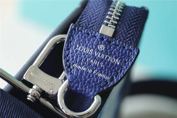 1:1 Replica Louis Vuitton LV Gaston Wearable Wallet Monogram Blue Unique Bag For Men M81431 - 8.7in/22cm