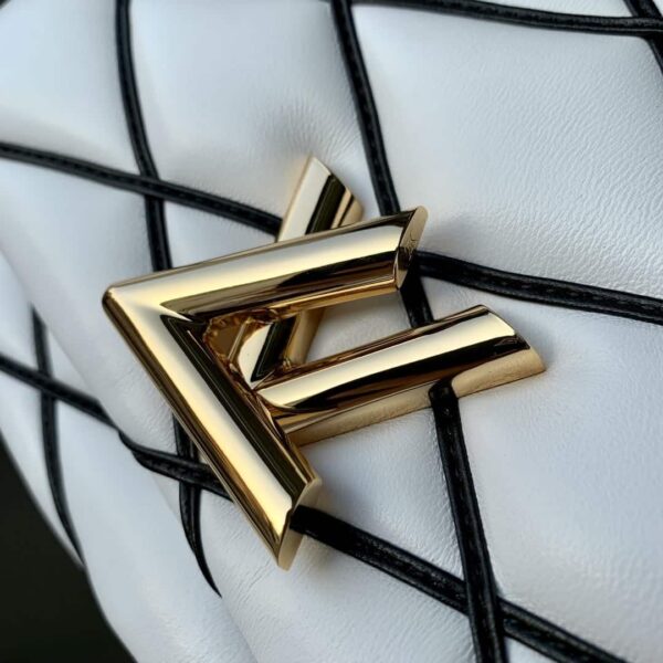 1:1 Replica Louis Vuitton LV GO-14 MM White/ Black Bag Luxury Bag For Women M22890- 9.1 Inches/ 23 Cm