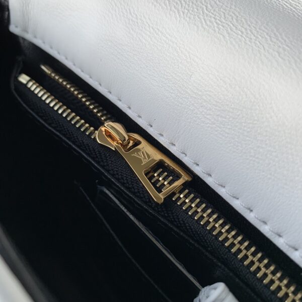 1:1 Replica Louis Vuitton LV GO-14 MM White/ Black Bag Luxury Bag For Women M22890- 9.1 Inches/ 23 Cm