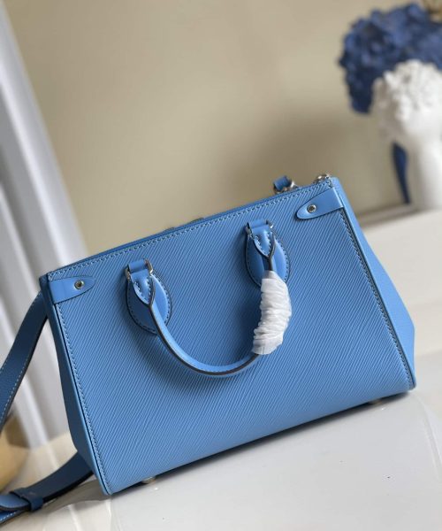 1:1 Replica Louis Vuitton LV Grenelle Tote PM Epi Blue Luxury Bag For Women -  10.6in/27cm