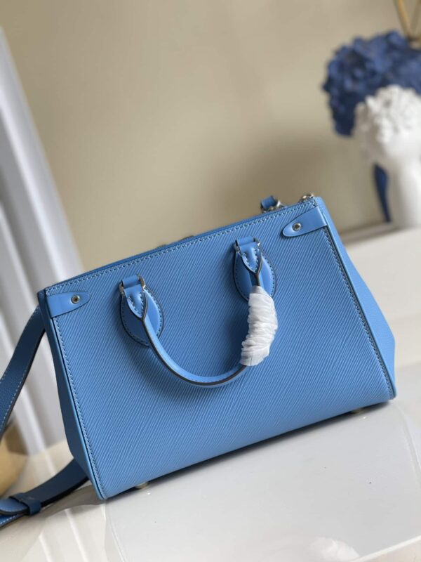 1:1 Replica Louis Vuitton LV Grenelle Tote PM Epi Blue Luxury Bag For Women -  10.6in/27cm