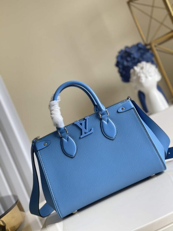 1:1 Replica Louis Vuitton LV Grenelle Tote PM Epi Blue Luxury Bag For Women -  10.6in/27cm