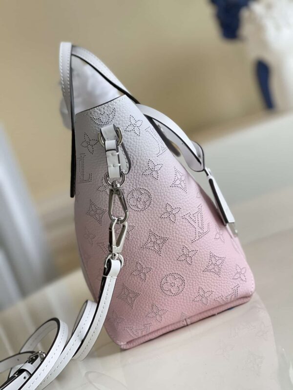 1:1 Replica Louis Vuitton LV Hina PM Bucket Bag Gradient Pink Luxury Bag For Women M57858 - 9in/23cm