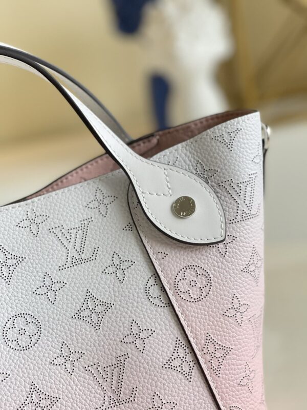 1:1 Replica Louis Vuitton LV Hina PM Bucket Bag Gradient Pink Luxury Bag For Women M57858 - 9in/23cm