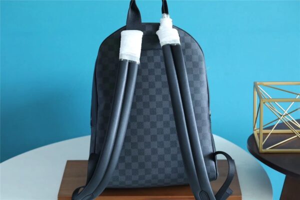 1:1 Replica Louis Vuitton LV Josh Backpack Damier Graphite Canvas Unique Bag For Men N40365 - 40cm