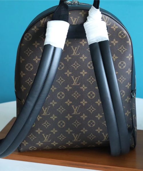 1:1 Replica Louis Vuitton LV Josh Backpack Monogram Macassar Unique Bag For Men M45349 - 15.7in/40cm