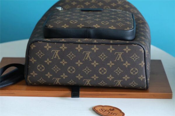 1:1 Replica Louis Vuitton LV Josh Backpack Monogram Macassar Unique Bag For Men M45349 - 15.7in/40cm