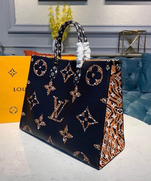 1:1 Replica Louis Vuitton LV Jungle Monogram Giant OnTheGo Tote Bag Luxury Bag For Women - 41cm