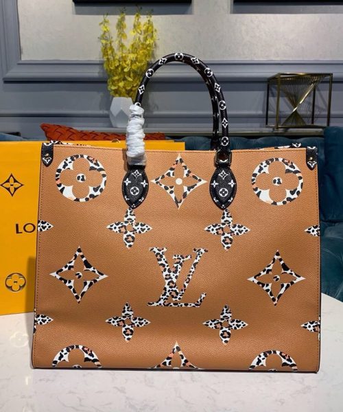 1:1 Replica Louis Vuitton LV Jungle Monogram Giant OnTheGo Tote Bag Luxury Bag For Women - 41cm