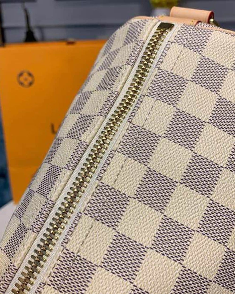 1:1 Replica Louis Vuitton LV Keepall Bandouliere 45 Damier Azur Canvas Luxury Bag For Women N41430 - 17.7in/45cm
