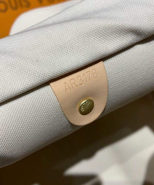 1:1 Replica Louis Vuitton LV Keepall Bandouliere 45 Damier Azur Canvas Luxury Bag For Women N41430 - 17.7in/45cm