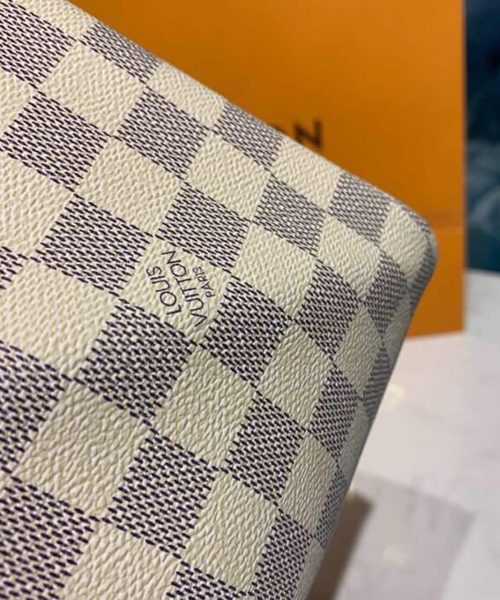 1:1 Replica Louis Vuitton LV Keepall Bandouliere 45 Damier Azur Canvas Luxury Bag For Women N41430 - 17.7in/45cm