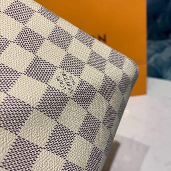 1:1 Replica Louis Vuitton LV Keepall Bandouliere 45 Damier Azur Canvas Luxury Bag For Women N41430 - 17.7in/45cm