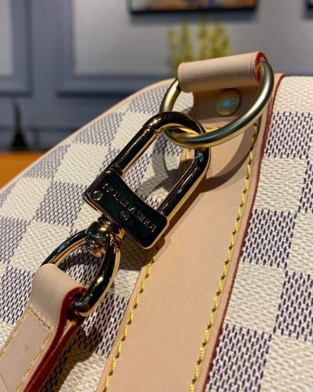 1:1 Replica Louis Vuitton LV Keepall Bandouliere 45 Damier Azur Canvas Luxury Bag For Women N41430 - 17.7in/45cm