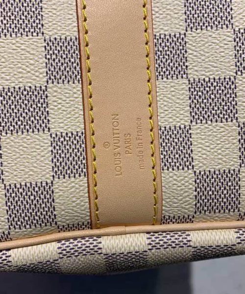 1:1 Replica Louis Vuitton LV Keepall Bandouliere 45 Damier Azur Canvas Luxury Bag For Women N41430 - 17.7in/45cm