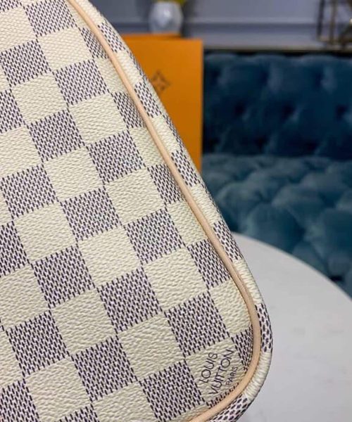 1:1 Replica Louis Vuitton LV Keepall Bandouliere 45 Damier Azur Canvas Luxury Bag For Women N41430 - 17.7in/45cm