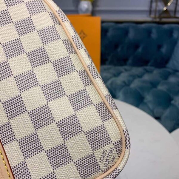 1:1 Replica Louis Vuitton LV Keepall Bandouliere 45 Damier Azur Canvas Luxury Bag For Women N41430 - 17.7in/45cm