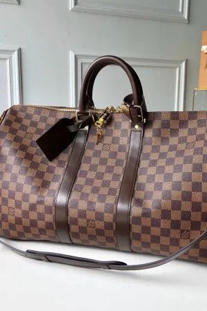 louis-vuitton-keepall-bandoulière-45-damier-ebene-canvas-n41428