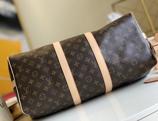 1:1 Replica Louis Vuitton LV Keepall Bandouliere 45 Monogram Canvas Luxury Bag For Women M41418 - 17.7in/45cm