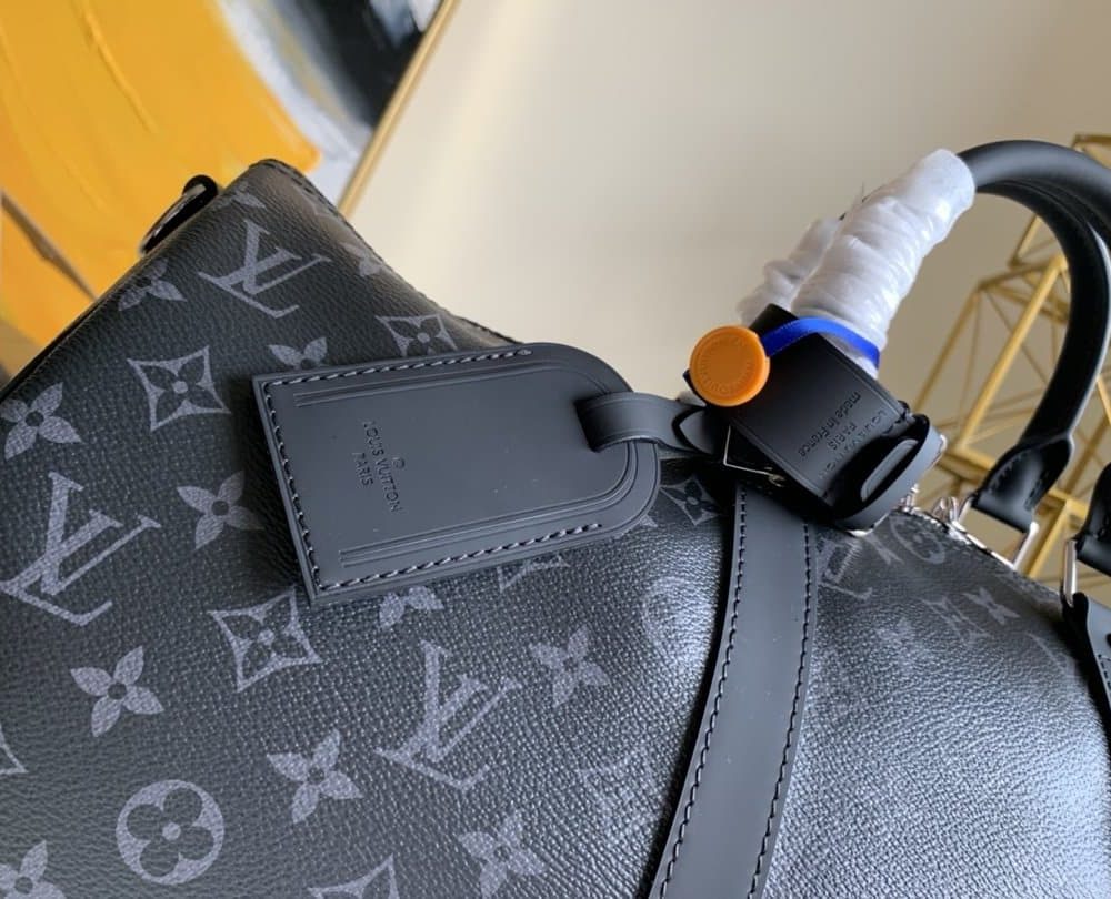 1:1 Replica Louis Vuitton LV Keepall Bandouliere 45 Monogram Eclipse Canvas Unique Bag For Men M40569 - 17.7in/45cm