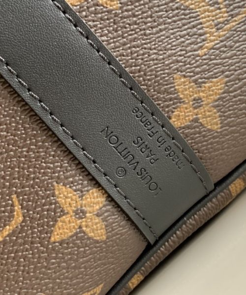 1:1 Replica Louis Vuitton LV Keepall Bandouliere 45 Monogram Macassar Canvas Unique Bag For Men M56711 - 17.7in/45cm