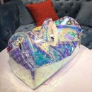 1:1 Replica Louis Vuitton LV Keepall Bandouliere 50 Monogram PVC Iridescent Prism By Virgil Abloh Unique Bag For Men M53271 - 19.7in/50cm