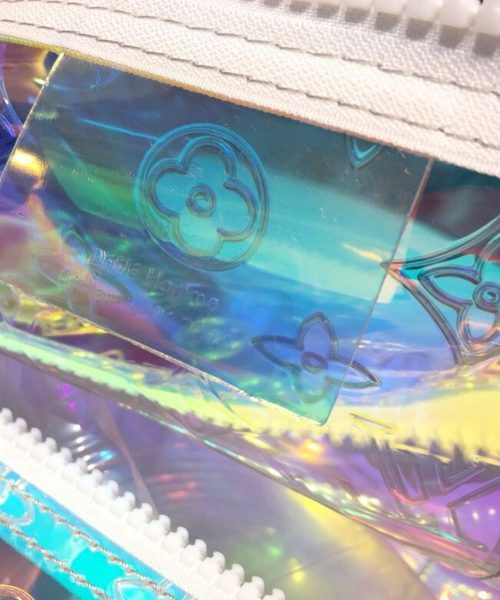 1:1 Replica Louis Vuitton LV Keepall Bandouliere 50 Monogram PVC Iridescent Prism By Virgil Abloh Unique Bag For Men M53271 - 19.7in/50cm