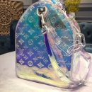 1:1 Replica Louis Vuitton LV Keepall Bandouliere 50 Monogram PVC Iridescent Prism By Virgil Abloh Unique Bag For Men M53271 - 19.7in/50cm