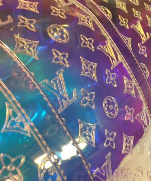 1:1 Replica Louis Vuitton LV Keepall Bandouliere 50 Monogram PVC Iridescent Prism By Virgil Abloh Unique Bag For Men M53271 - 19.7in/50cm