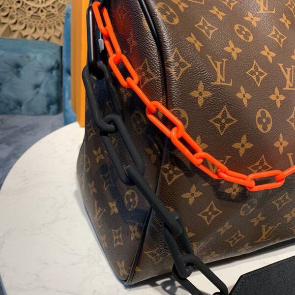 1:1 Replica Louis Vuitton LV Keepall Bandouliere 50 Monogram Solar Ray Canvas Black/Orange By Virgil Abloh Unique Bag For Men M44471 - 19.7in/50cm