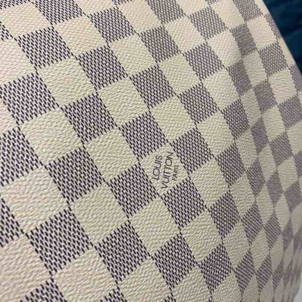 1:1 Replica Louis Vuitton LV Keepall Bandouliere 55 Damier Azur Canvas Luxury Bag For Women N41429 - 21.7in/55cm