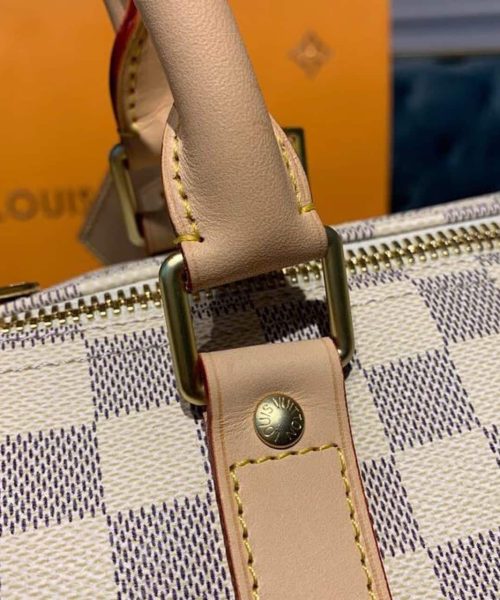 1:1 Replica Louis Vuitton LV Keepall Bandouliere 55 Damier Azur Canvas Luxury Bag For Women N41429 - 21.7in/55cm