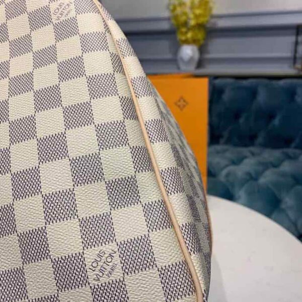 1:1 Replica Louis Vuitton LV Keepall Bandouliere 55 Damier Azur Canvas Luxury Bag For Women N41429 - 21.7in/55cm