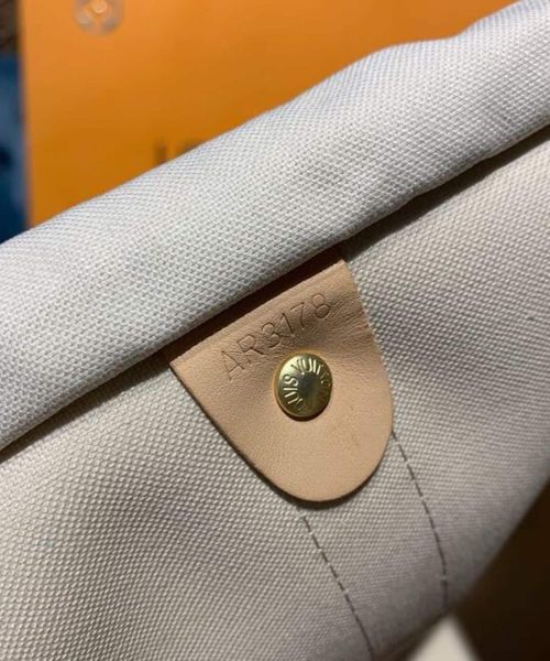1:1 Replica Louis Vuitton LV Keepall Bandouliere 55 Damier Azur Canvas Luxury Bag For Women N41429 - 21.7in/55cm
