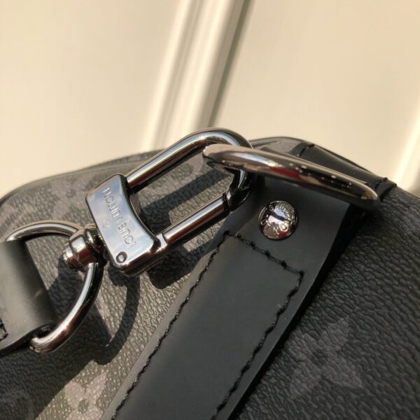 1:1 Replica Louis Vuitton LV Keepall Bandouliere 55 Monogram Eclipse Canvas Unique Bag For Men M40605 - 21.7in/55cm