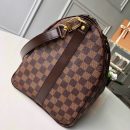 1:1 Replica Louis Vuitton LV Keepall Bandoulière 45 Damier Ebene Canvas Luxury bag For Women N41428 - 45cm