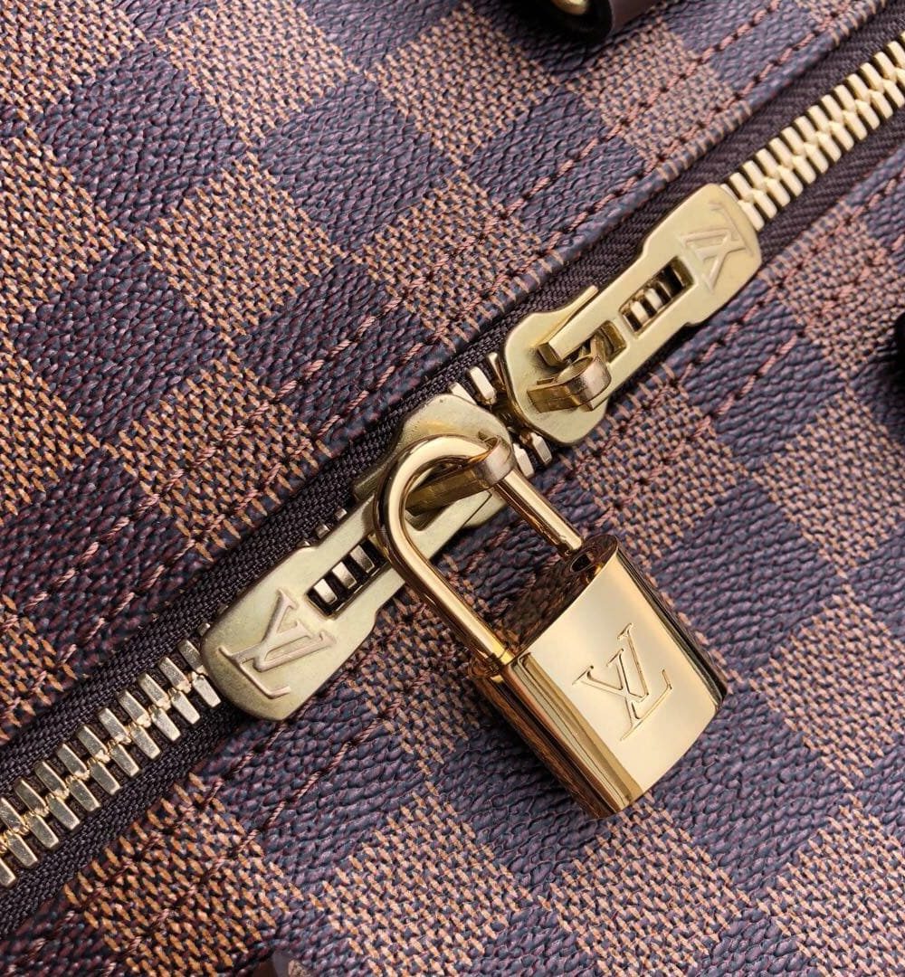 1:1 Replica Louis Vuitton LV Keepall Bandoulière 45 Damier Ebene Canvas Luxury bag For Women N41428 - 45cm