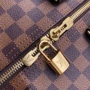 1:1 Replica Louis Vuitton LV Keepall Bandoulière 45 Damier Ebene Canvas Luxury bag For Women N41428 - 45cm