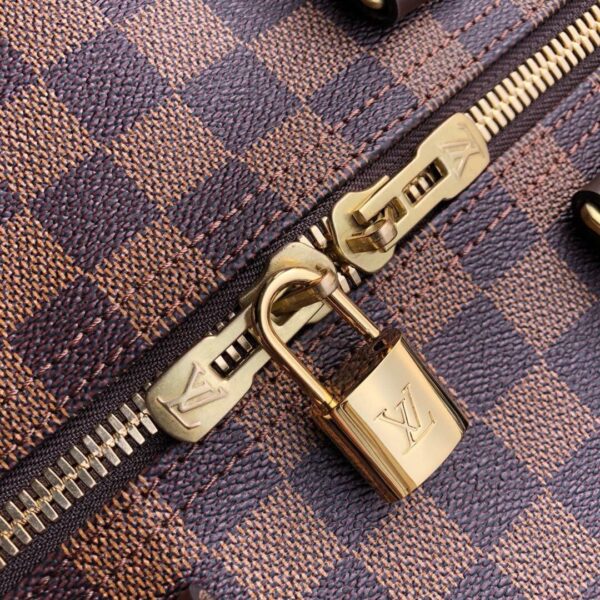 1:1 Replica Louis Vuitton LV Keepall Bandoulière 45 Damier Ebene Canvas Luxury bag For Women N41428 - 45cm