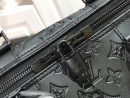 1:1 Replica Louis Vuitton LV Keepall Bandoulière 50 Monogram Shadow Unique Bag For Men M44810 - 19.7in/50cm