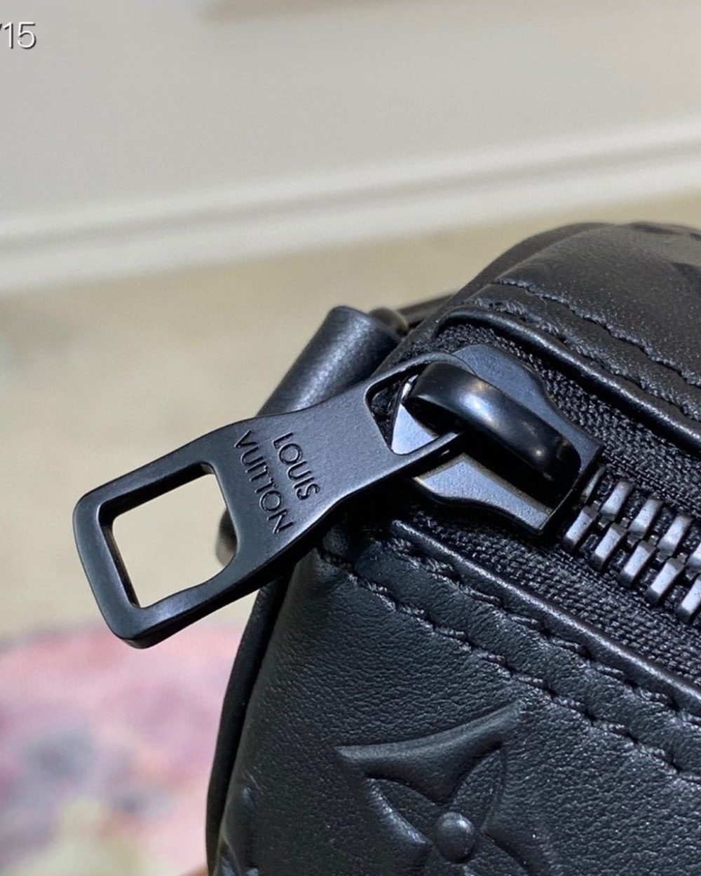 1:1 Replica Louis Vuitton LV Keepall XS Monogram Seal Black Luxury Bag For Women M57960 - 8.3in/21cm