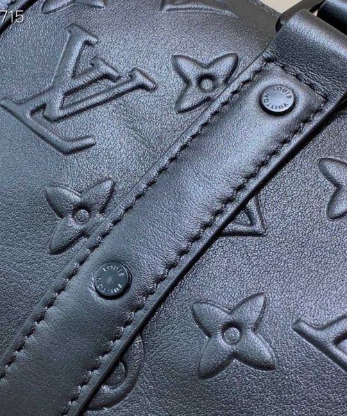 1:1 Replica Louis Vuitton LV Keepall XS Monogram Seal Black Luxury Bag For Women M57960 - 8.3in/21cm