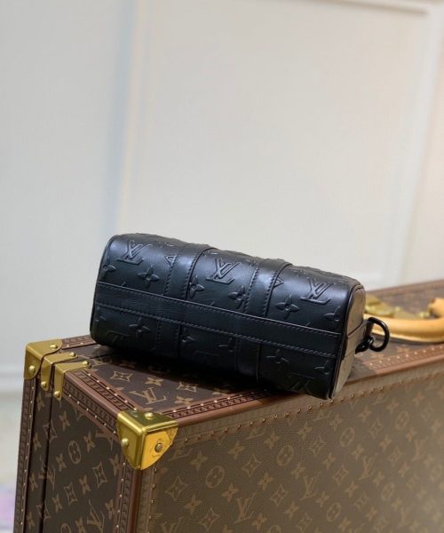 1:1 Replica Louis Vuitton LV Keepall XS Monogram Seal Black Luxury Bag For Women M57960 - 8.3in/21cm