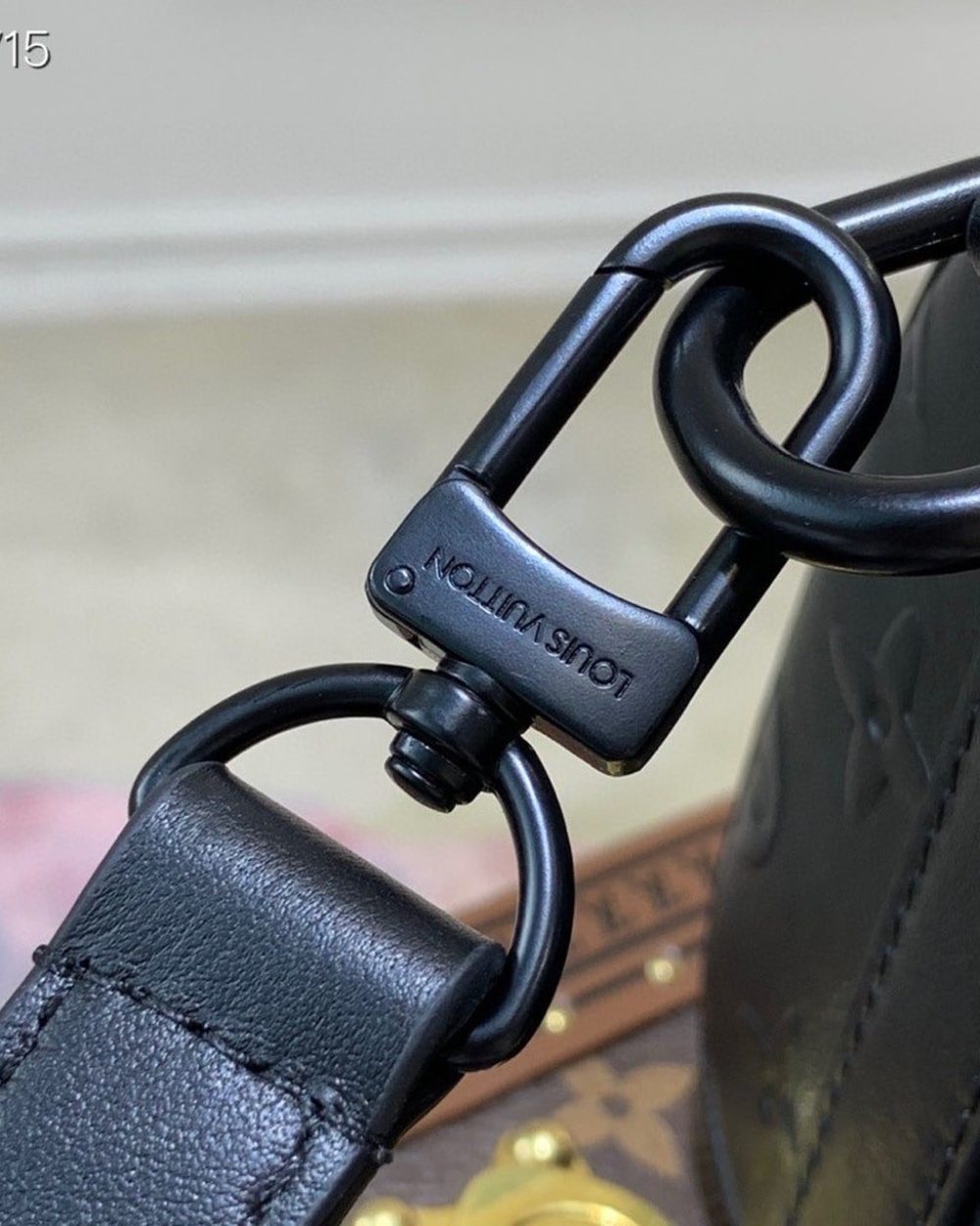 1:1 Replica Louis Vuitton LV Keepall XS Monogram Seal Black Luxury Bag For Women M57960 - 8.3in/21cm