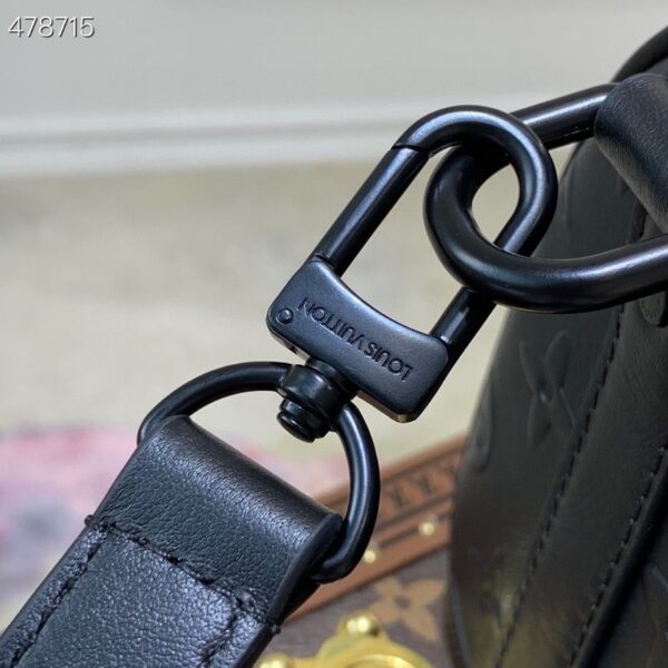1:1 Replica Louis Vuitton LV Keepall XS Monogram Seal Black Luxury Bag For Women M57960 - 8.3in/21cm